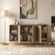 Μπουφές Colia  χρώμα sepet oak 150x44x80εκ.