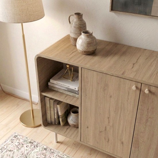 Μπουφές Colia  χρώμα sepet oak 150x44x80εκ.