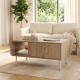 Τραπεζάκι σαλονιού Colia  χρώμα sepet oak 90x60x40,4εκ.