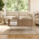 Τραπεζάκι σαλονιού Colia  χρώμα sepet oak 90x60x40,4εκ.
