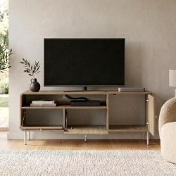 Έπιπλο τηλεόρασης Colia  χρώμα sepet oak 140,3x34x55,7εκ.
