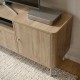 Έπιπλο τηλεόρασης Colia  χρώμα sepet oak 140,3x34x55,7εκ.
