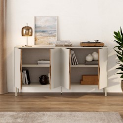 Μπουφές Marquise  χρώμα sandstone 150x40x78,5εκ.