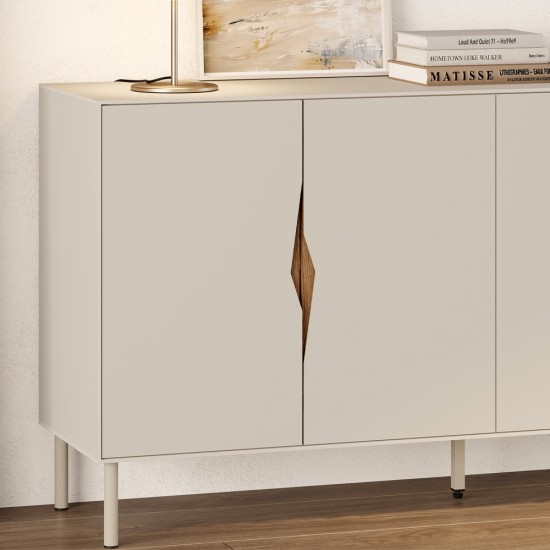 Μπουφές Marquise  χρώμα sandstone 150x40x78,5εκ.