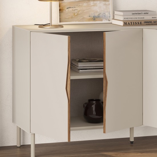 Μπουφές Marquise  χρώμα sandstone 150x40x78,5εκ.