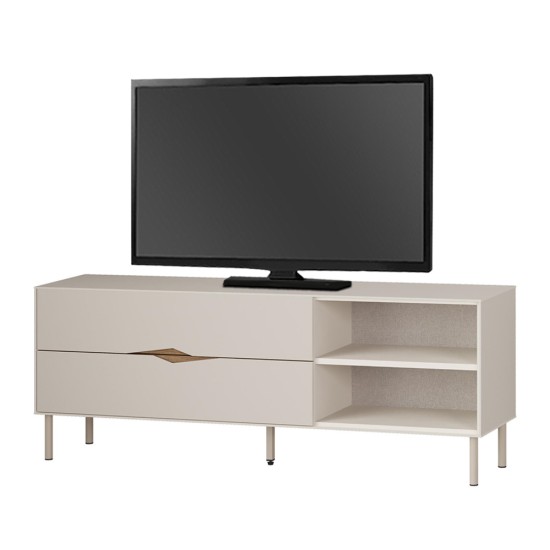 Έπιπλο τηλεόρασης Marquise  χρώμα sandstone 150x35x56εκ.