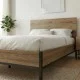 Κρεβάτι Mars  χρώμα καρυδί Ud 160x200εκ.
