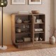 Μπουφές Rovel  χρώμα sepet oak 80,3x39x80,4εκ.