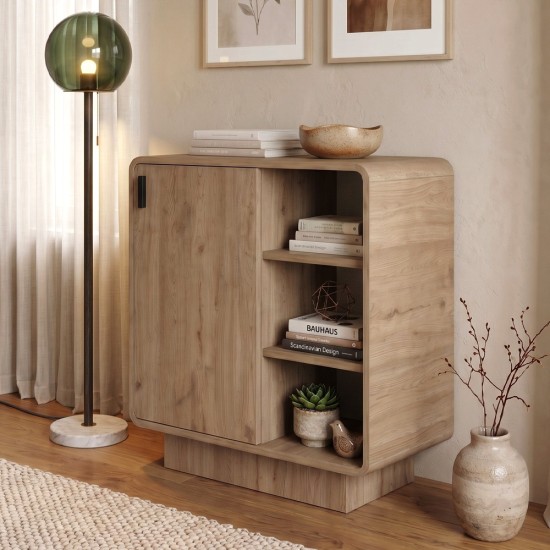 Μπουφές Rovel  χρώμα sepet oak 80,3x39x80,4εκ.
