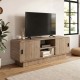 Έπιπλο τηλεόρασης Rovel  χρώμα sepet oak 140,3x39x50εκ.
