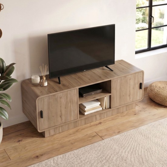Έπιπλο τηλεόρασης Rovel  χρώμα sepet oak 140,3x39x50εκ.