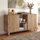 Μπουφές Doro  χρώμα sepet oak 150,2x39x81εκ.