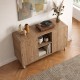 Μπουφές Doro  χρώμα sepet oak 150,2x39x81εκ.