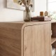 Μπουφές Doro  χρώμα sepet oak 150,2x39x81εκ.