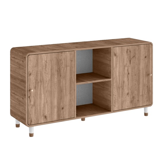 Μπουφές Doro  χρώμα sepet oak 150,2x39x81εκ.