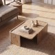 Τραπεζάκι σαλονιού Bora  χρώμα sepet oak 82x52x28,5εκ.