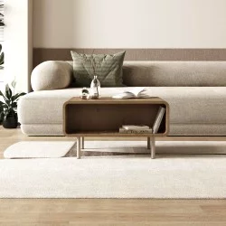 Τραπεζάκι σαλονιού Draen  χρώμα sepet oak 70,3x50x38,7εκ.