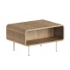 Τραπεζάκι σαλονιού Draen  χρώμα sepet oak 70,3x50x38,7εκ.