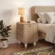 Κομοδίνο Doro  χρώμα sepet oak 35,3x34x51εκ.