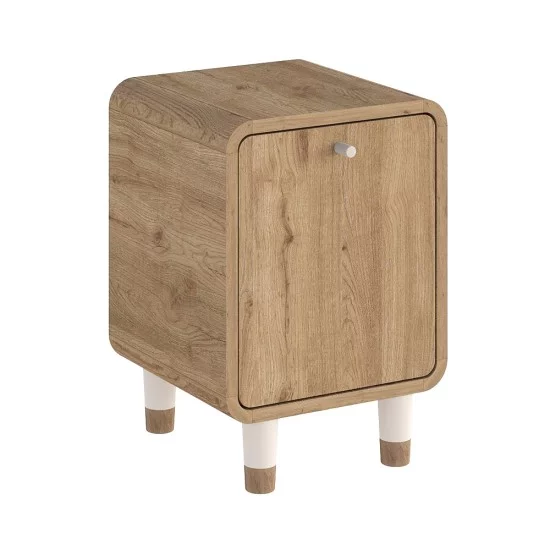 Κομοδίνο Doro  χρώμα sepet oak 35,3x34x51εκ.