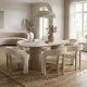 Τραπέζι Hazar  Mdf χρώμα travertine - sandstone 180x90x77εκ.