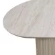 Τραπέζι Hazar  Mdf χρώμα travertine - sandstone 180x90x77εκ.