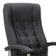 Καρέκλα γραφείου διευθυντική Vision Megapap από τεχνόδερμα χρώμα μαύρο 63x70x112/120εκ. - 0227587