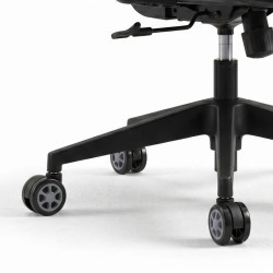 Ανταλλακτικά Ροδάκια  για καρέκλες γραφείου σετ 5 τμχ χρώμα μαύρο - γκρι