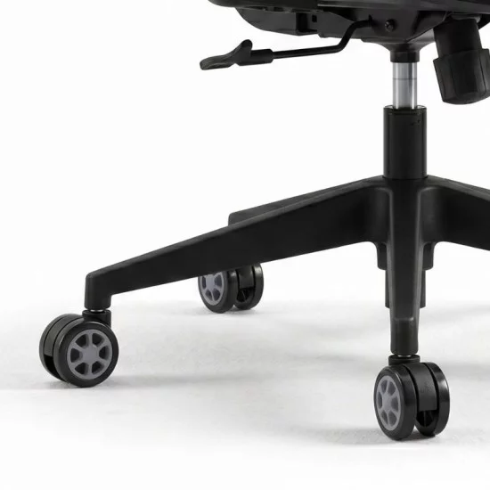 Ανταλλακτικά Ροδάκια  για καρέκλες γραφείου σετ 5 τμχ χρώμα μαύρο - γκρι