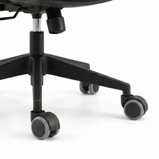 Ανταλλακτικά Ροδάκια  για καρέκλες γραφείου σετ 5 τμχ χρώμα μαύρο - γκρι