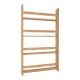 Επιτοίχια βιβλιοθήκη - ραφιέρα Montessori  χρώμα pine oak 74x10x120εκ.