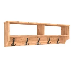 Κρεμάστρα τοίχου Ottila  χρώμα pine oak 120x22x37εκ.