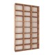 Βιβλιοθήκη μελαμίνης Fyodor  χρώμα pine oak 102x16x178εκ. - 0226150