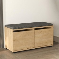 Παπουτσοθήκη Twain  8 ζευγών χρώμα sapphire oak 80x35x42εκ.