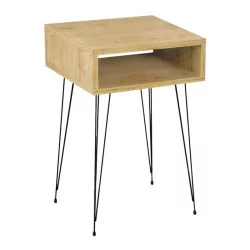 Κομοδίνο Scott  χρώμα sapphire oak 40x30x60εκ.