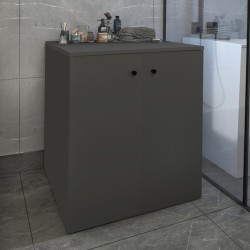 Έπιπλο πλυντηρίου Gray  χρώμα ανθρακί 70x66x90εκ. Έπιπλο πλυντηρίου Gray  χρώμα ανθρακί 70x66x90εκ.