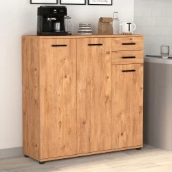 Παπουτσοθήκη - ντουλάπι Polly  χρώμα pine oak 108x35x108εκ.