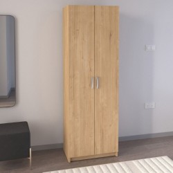 Παπουτσοθήκη Renso  δίφυλλη χρώμα sapphire oak 59,8x37,8x178,5εκ.