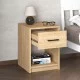 Κομοδίνο Scoty  χρώμα sapphire oak 40,2x35,3x55εκ.