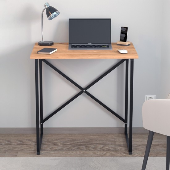 Γραφείο εργασίας Verne χρώμα pine oak 75x52x73,8εκ. Γραφείο εργασίας Verne χρώμα pine oak 75x52x73,8εκ.