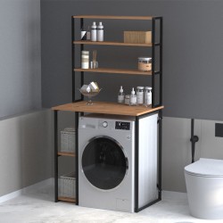 Έπιπλο πλυντηρίου Berkus  χρώμα pine oak 90x60x178εκ. Έπιπλο πλυντηρίου Berkus  χρώμα pine oak 90x60x178εκ.