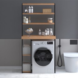 Έπιπλο πλυντηρίου Berkus  χρώμα pine oak 90x60x178εκ. Έπιπλο πλυντηρίου Berkus  χρώμα pine oak 90x60x178εκ.