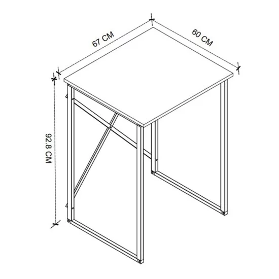 Έπιπλο πλυντηρίου Doyle  χρώμα pine oak 67x60x92,8εκ.