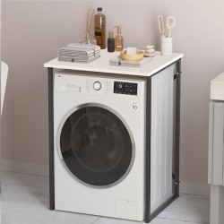 Έπιπλο πλυντηρίου Doyle  χρώμα λευκό 67x60x92,8εκ. Έπιπλο πλυντηρίου Doyle  χρώμα λευκό 67x60x92,8εκ.