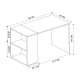 Γραφείο εργασίας Smyrna χρώμα λευκό 120x60x74,4εκ. Γραφείο εργασίας Smyrna χρώμα λευκό 120x60x74,4εκ.