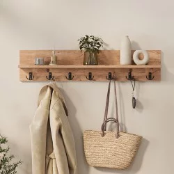 Κρεμάστρα τοίχου Kery  χρώμα pine oak 91x11x20εκ.