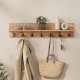 Κρεμάστρα τοίχου Kery  χρώμα pine oak 91x11x20εκ.