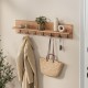Κρεμάστρα τοίχου Kery  χρώμα pine oak 91x11x20εκ.