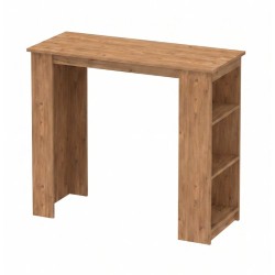 Τραπέζι μπαρ Toska  χρώμα pine oak 120x50x103,6εκ.