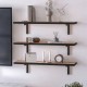 Ραφιέρα τοίχου Versa  3 τεμαχίων χρώμα pine oak 80x19x17εκ.